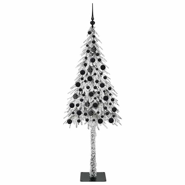 vidaXL Albero di Natale con 300 LED Bianco 180 cm PE e Acciaio