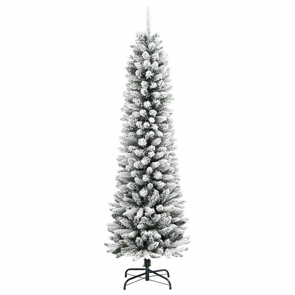vidaXL Albero di Natale artificiale con 300 LED Bianco 210 cm