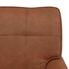 vidaXL Chaise Lounge con cuscino Marrone 91 x 157 x 91 cm PU Antico