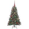 vidaXL Albero di Natale artificiale con 150 LED Verde 68 x 68 x 120 cm
