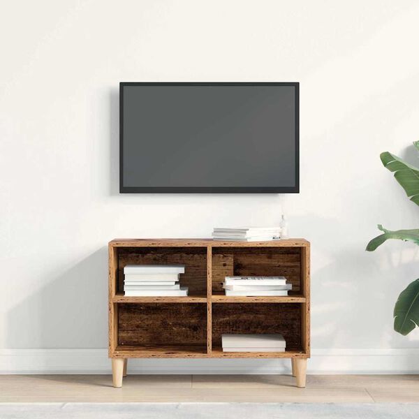 vidaXL Mobile TV Legno vecchio 69,5 x 30 x 50 cm Legno multistrato