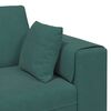 vidaXL Divano con cuscino Verde Scuro 250 x 77 x 76 cm Velluto
