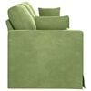 vidaXL Divano Verde chiaro 228 x 78 x 80 cm Velluto