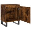 vidaXL Comodini Rovere Fumo 2 pz 40x30x50 cm in Legno Multistrato