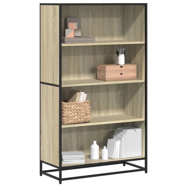 vidaXL Libreria Rovere Sonoma 80,5x35x139 cm in Truciolato