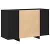 vidaXL Credenza Nero 120 x 41 x 75 cm Legno multistrato