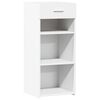 vidaXL Credenza Bianca 40x42,5x93 cm in Legno Multistrato