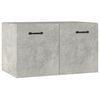vidaXL Mobile a Parete Grigio Cemento 60x36,5x35 cm Legno Multistrato