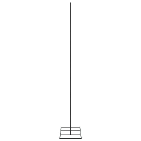 vidaXL Albero di Natale Decorativo in Metallo Nero 150 cm