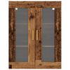 vidaXL Armadietto Pensile a Parete Legno Antico 69,5x34x90 cm