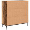 vidaXL Credenza Legno vecchio 79.5 x 33 x 82 cm Legno multistrato