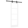 vidaXL Porta scorrevole Bianco 73,5 x 211 cm