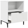 vidaXL Comodino con cassetto Bianco 49 x 36 x 61 cm Legno multistrato