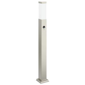 vidaXL Lampada a paletto con sensore 80 cm Acciaio Inox IP44