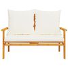 vidaXL Set Salotto da Giardino 4pz con Cuscini Legno Massello Acacia