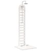 vidaXL Doccia da esterno 223 cm Legno massello di pino e acciaio inox