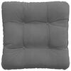 vidaXL Cuscini per Seduta 4 pcs Grigio scuro 40 x 40 cm