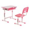 Vipack Scrivania per Bambini Comfortline 201 con Sedia Rosa e Bianca