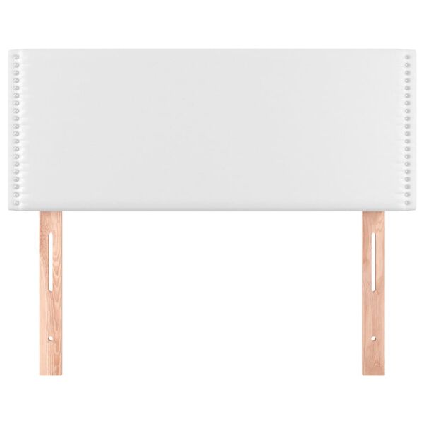 vidaXL Testiera Bianca 90x5x78/88 cm in Similpelle