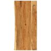 vidaXL Piano per Lavabo Bagno in Massello di Acacia 114x52x2,5 cm