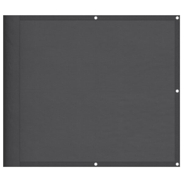 vidaXL Paravento da Balcone Antracite 90x700 cm 100% Poliestere Oxford