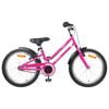 vidaXL Bicicletta per Bambini 24 Pollici per 8-12 anni Nero Rosa