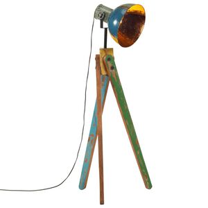 vidaXL Lampada da Terra 25 W Multicolore 45x45x120 cm E27