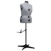 vidaXL Manichino Femminile Regolabile Grigio Taglia L 44-50