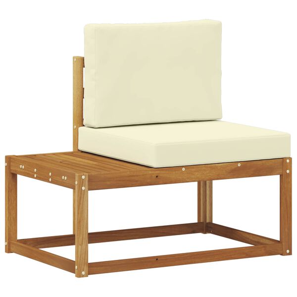 vidaXL Set di divani da esterno con cuscino 2 pcs Naturale