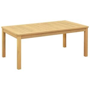 vidaXL Tavolino da Giardino 110x60x45 cm in Legno Massello di Acacia