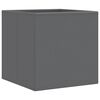 vidaXL Scatole Portaoggetti 4 pz Grigio 32x32x32cm Tessuto non Tessuto