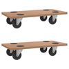 vidaXL Pedane 2 pz Rettangolari in Legno Multistrato