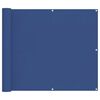 vidaXL Schermo da balcone 100 x 800 cm Tessuto Oxford Rettangolare Blu