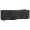 vidaXL Mobile Porta TV da Muro Montaggio a parete Nero 98 x 31 x 30 cm