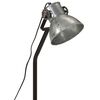 vidaXL Lampada da Scrivania 25 W Argento Vintage 17x17x60 cm E27