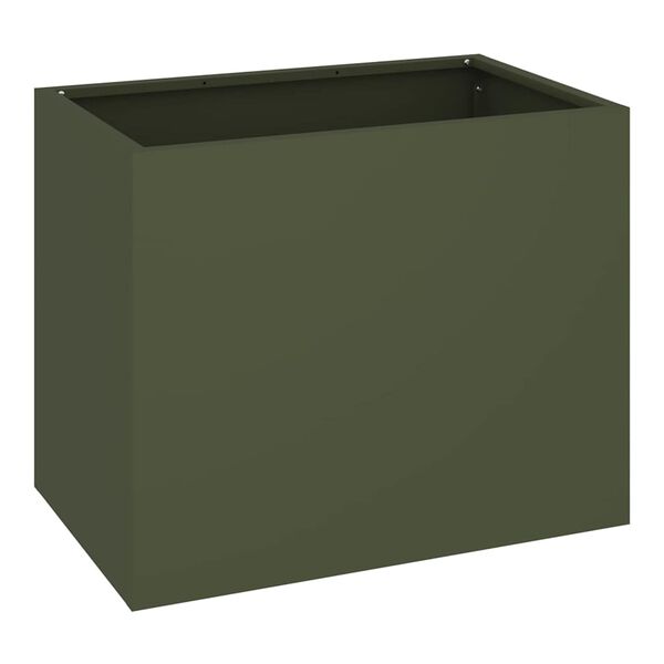 vidaXL Vaso da giardino Oliver verde 50 x 32 x 40 cm