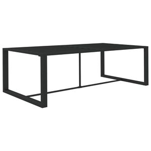 vidaXL Tavolo da Pranzo per Esterni Antracite 120x60x66cm in Alluminio
