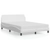 vidaXL Giroletto Dover Bianco 140x190 cm in Similpelle