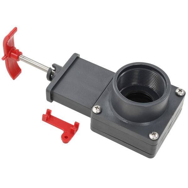 vidaXL Valvola a Saracinesca per Piscina 2 pz 1,5"