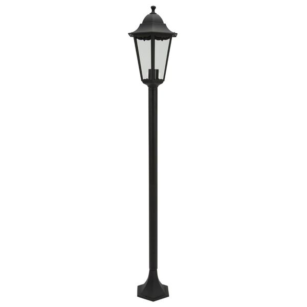 Smartwares Lampione da Giardino 60 W Nero 125 cm CLAS5000.037