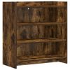 vidaXL Credenza Rovere Fumo 75 x 36 x 80 cm Legno ingegnerizzato