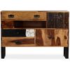vidaXL Credenza in Legno Massello di Acacia 115x30x80 cm