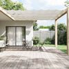 vidaXL Paravento Verticale Bianco 140x600 cm Tessuto Oxford