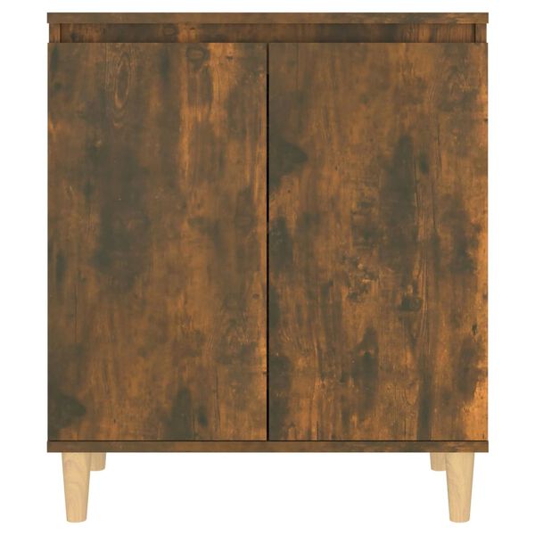 vidaXL Credenza Rovere Fumo 60x35x70 cm in Legno Multistrato
