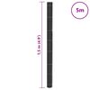vidaXL Membrana Antierbacce Nera 1,5x5 m in PP