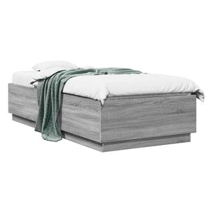 vidaXL Struttura del letto Sonoma grigio 80 x 200 cm