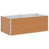 vidaXL Letto rialzato da giardino 195 x 100 x 68 cm Acciaio zincato