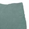 vidaXL Cuscino per Schiena Verde Mare 45 x 20 x 35 cm Tessuto in Cords