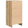vidaXL Credenza Rovere Artigianale 37,5x35x76 cm in Legno Multistrato