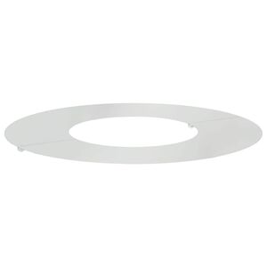 vidaXL adatto per Anello d'Albero Piatto Argento &Oslash;30/60 cm